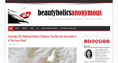 Desktop Screenshot of beautyholicsanonymous.com